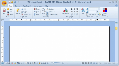 Screenshot of the application FoxPDF PDF Editor Standart - #1