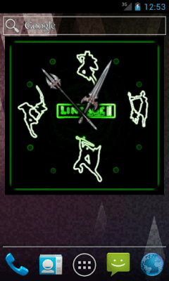 Screenshot of the application Lineage II Clock widget - #2