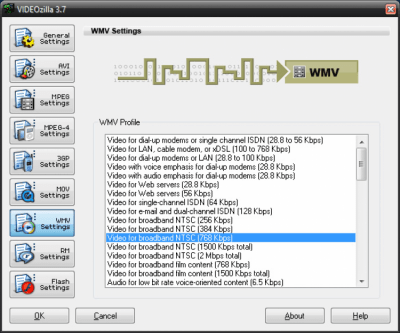 Screenshot of the application Videozilla - #2