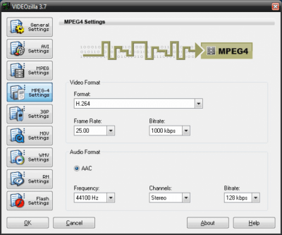 Screenshot of the application Videozilla - #3
