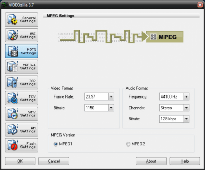 Screenshot of the application Videozilla - #4