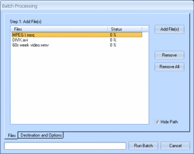 Screenshot of the application Snosh - #4