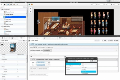 Screenshot of the application GameSalad - #3