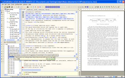 Screenshot of the application LEd - #2