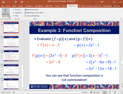 Screenshot of the application MathType - #4