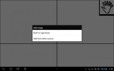 Screenshot of the application Rage Comic Maker - #2