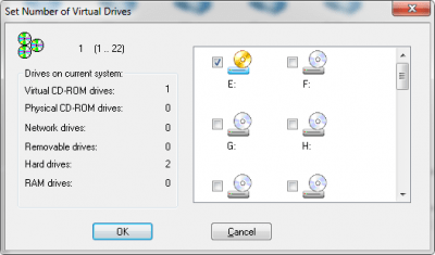 Screenshot of the application VirtualDrive Pro - #5