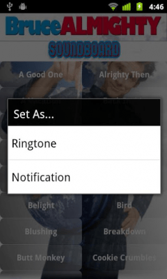 Screenshot of the application Bruce Almighty Soundboard - #2