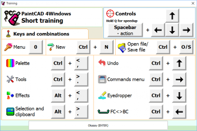 Screenshot of the application PaintCAD 4Windows - #3