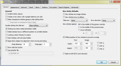 Screenshot of the application Stickies - #4