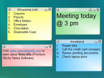 Screenshot of the application Quick Notes Plus - #1