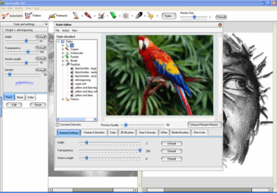 Screenshot of the application GMX - PhotoPainter - #1