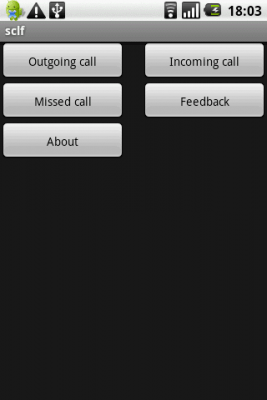 Screenshot of the application Super Call Log Faker (Free) - #2