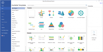 Screenshot of the application EDraw Max - #2