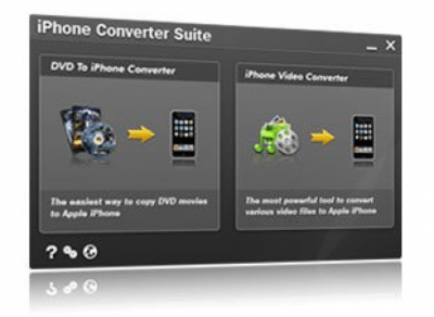 Screenshot of the application iPhone Converter suite - #1