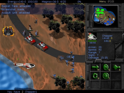 Screenshot of the application Bos Wars - #3
