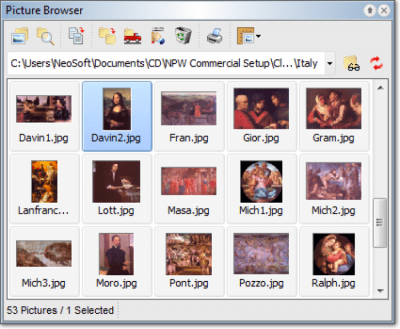 Screenshot of the application NeoPaint - #2