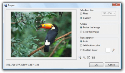 Screenshot of the application IcoFX - #2