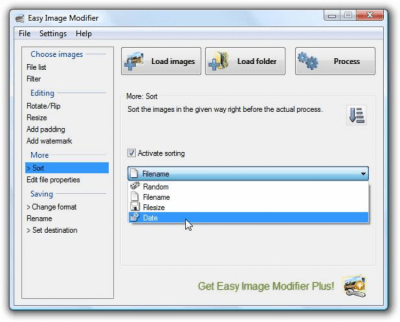 Screenshot of the application Easy Image Modifier - #4