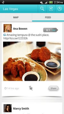 Screenshot of the application Pin a Post - #2
