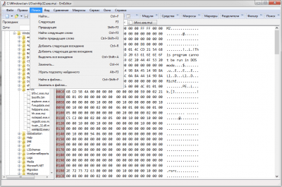 Screenshot of the application EmEditor - #5