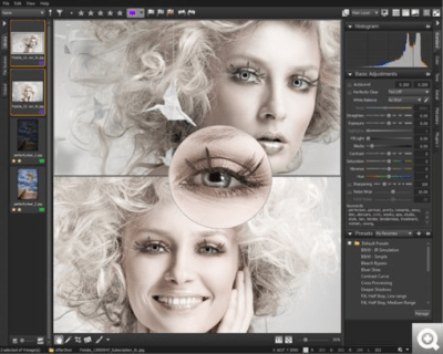 Screenshot of the application AfterShot Pro - #3
