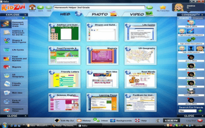 Screenshot of the application KidZui - #3