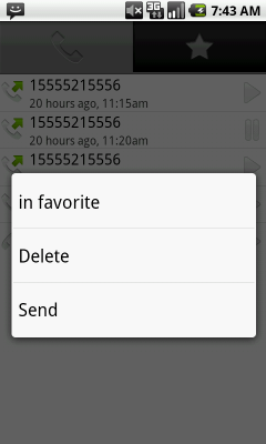 Screenshot of the application Recording phone conversations - #2