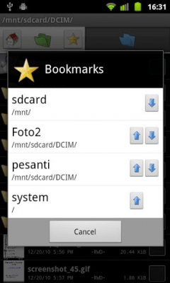Screenshot of the application Dual File Manager XT - #3