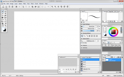 Screenshot of the application openCanvas - #3