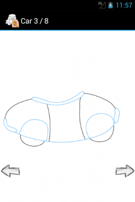 Screenshot of the application How to draw Toy Cars - #4