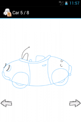 Screenshot of the application How to draw Toy Cars - #5