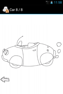 Screenshot of the application How to draw Toy Cars - #6