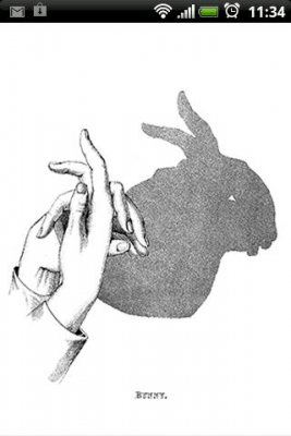 Screenshot of the application Shadows of Hands - #2