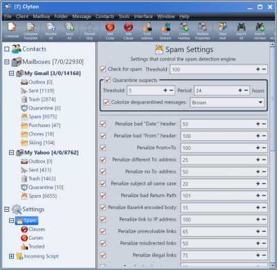 Screenshot of the application Clyton - #6