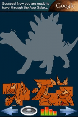 Screenshot of the application Assemble the dinosaur figure - #2
