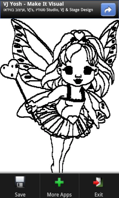 Screenshot of the application Coloring for children princesses - #2