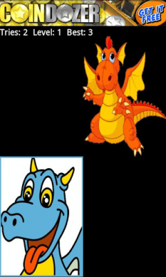 Screenshot of the application Dinosaurs Memory Game - #2