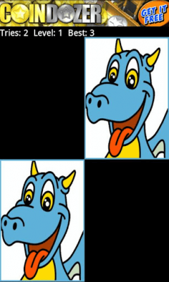 Screenshot of the application Dinosaurs Memory Game - #3