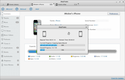Screenshot of the application AnyTrans - #8