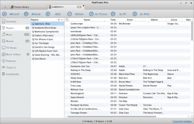 Screenshot of the application PodTrans Pro - #2