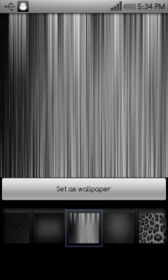 Screenshot of the application HD B&W abstract wallpapers - #3