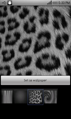 Screenshot of the application HD B&W abstract wallpapers - #5