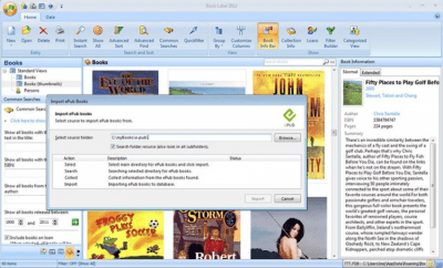 Screenshot of the application Book Label 2012 - #2