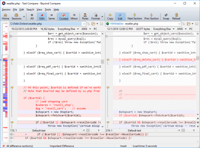 Screenshot of the application Beyond Compare - #2
