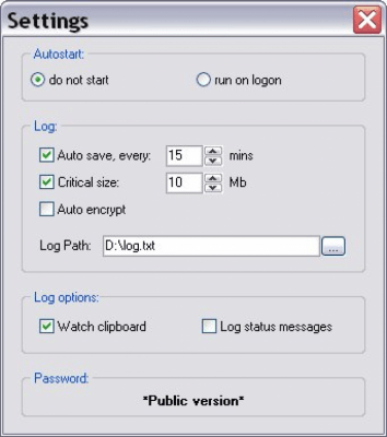 Screenshot of the application Hooker - #2