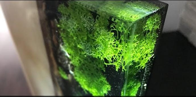 DIY: epoxy table lamp