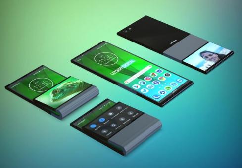 Lenovo patented a foldable smartphone with an unusual design