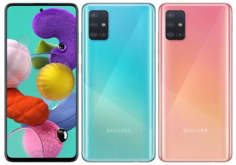 Samsung Galaxy A51 - unusual smartphone with 4 cameras