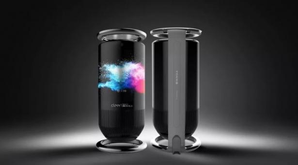 A smart speaker with a flexible screen has been announced